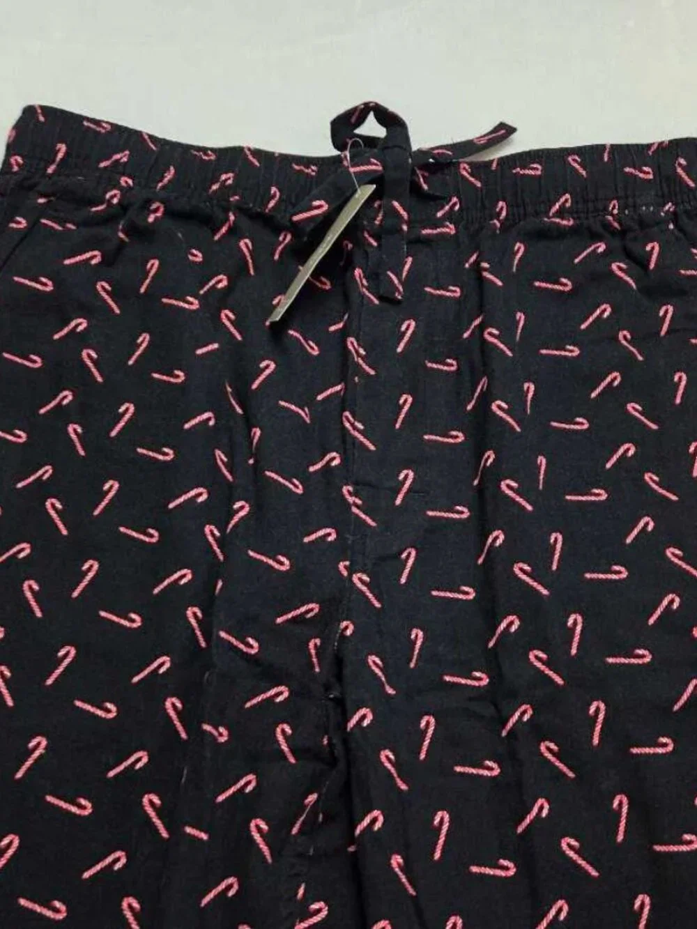 New M J,Crew flannel pajama pant in Christmas Candy Cane print sleep bottoms